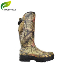 Full rubber hunting boots in camo printing